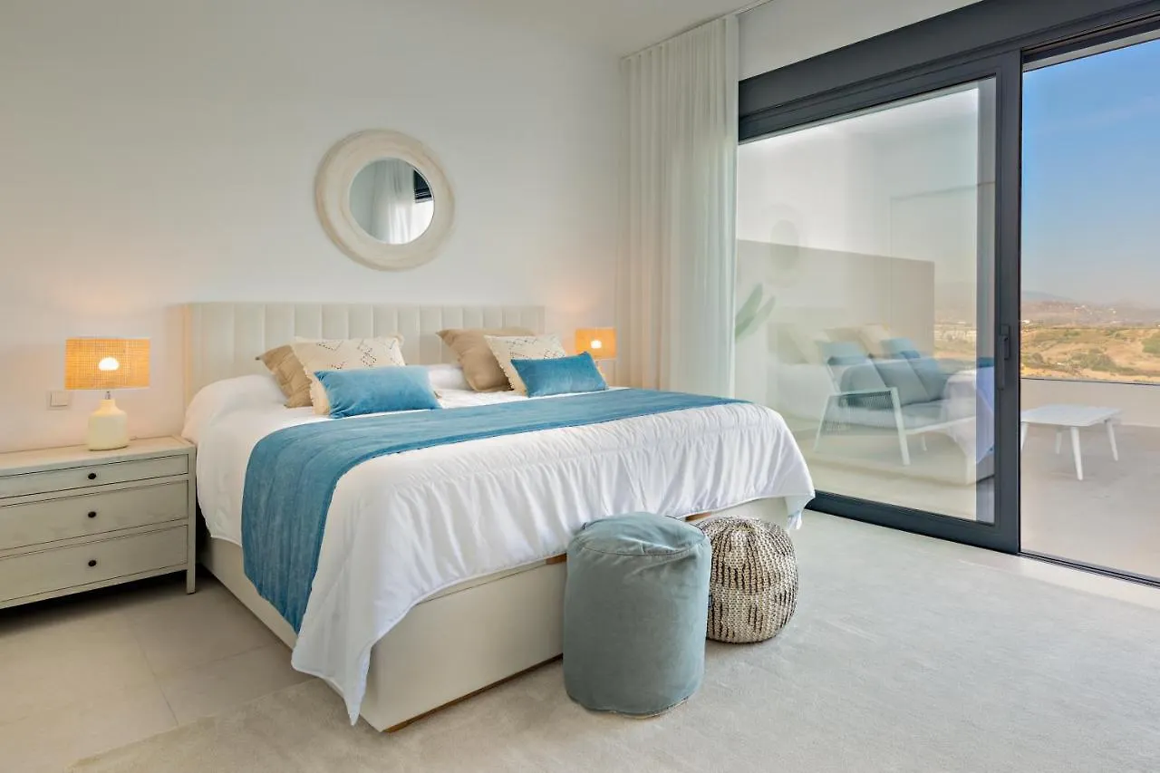 Luxury Seaview 3 Bedroom Apartment - Along Golf Course Of Finca Cortesin Casares Spanyolország